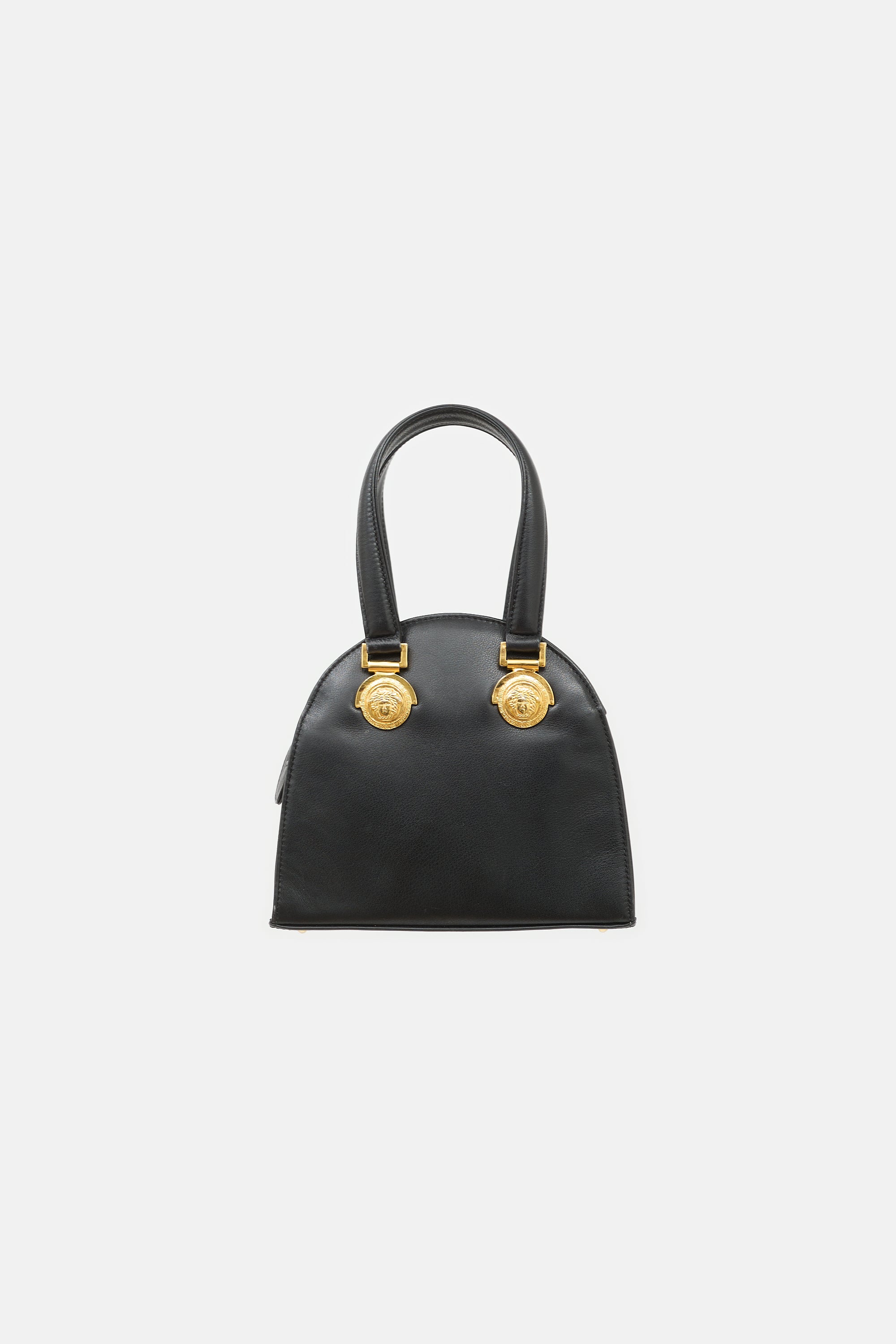 Versace Vintage Leather Medusa Bag