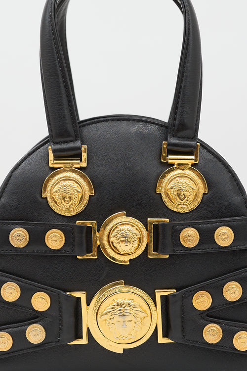 Versace Vintage Leather Medusa Bag
