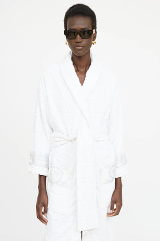 Versace Terry Logo Robe