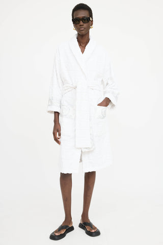 Versace Terry Logo Robe