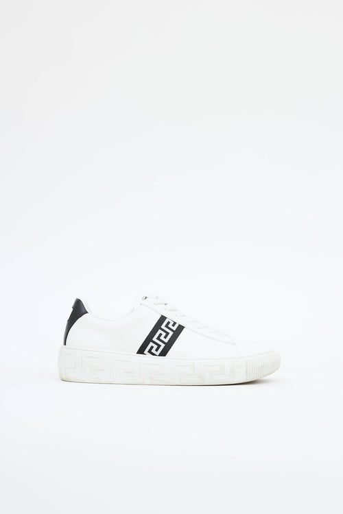 Versace Leather Greca Sneaker
