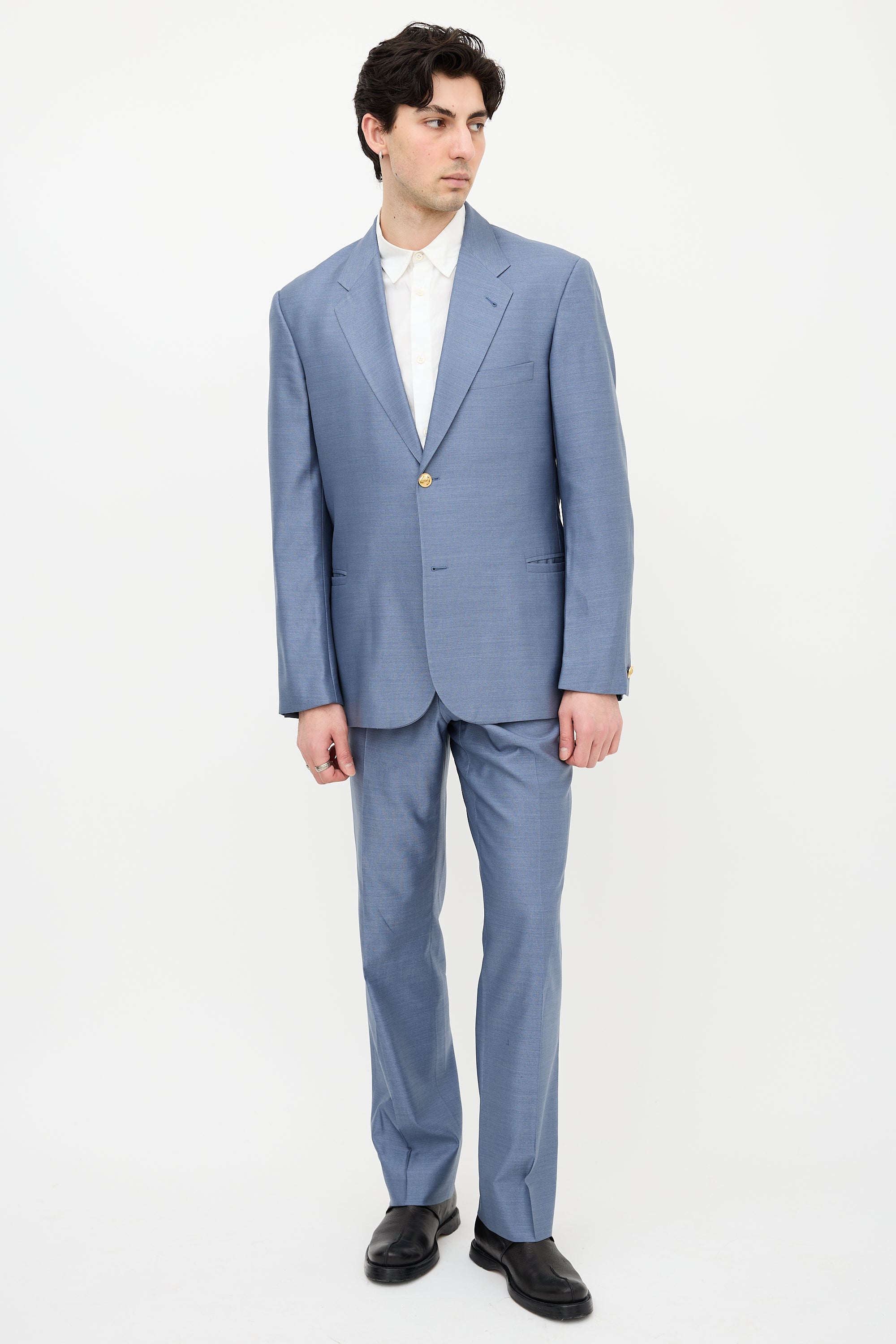 Versace Wool & Silk Suit
