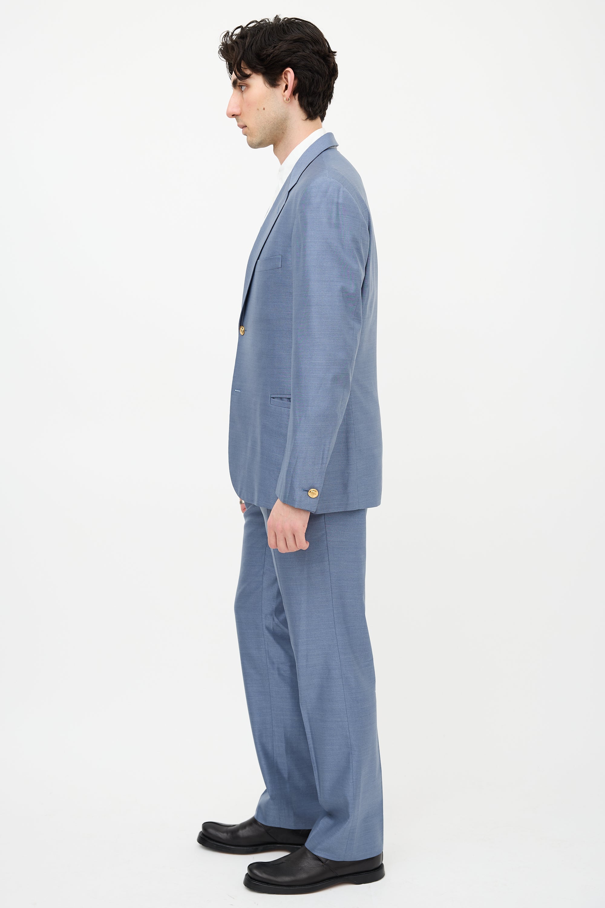 Versace Wool & Silk Suit