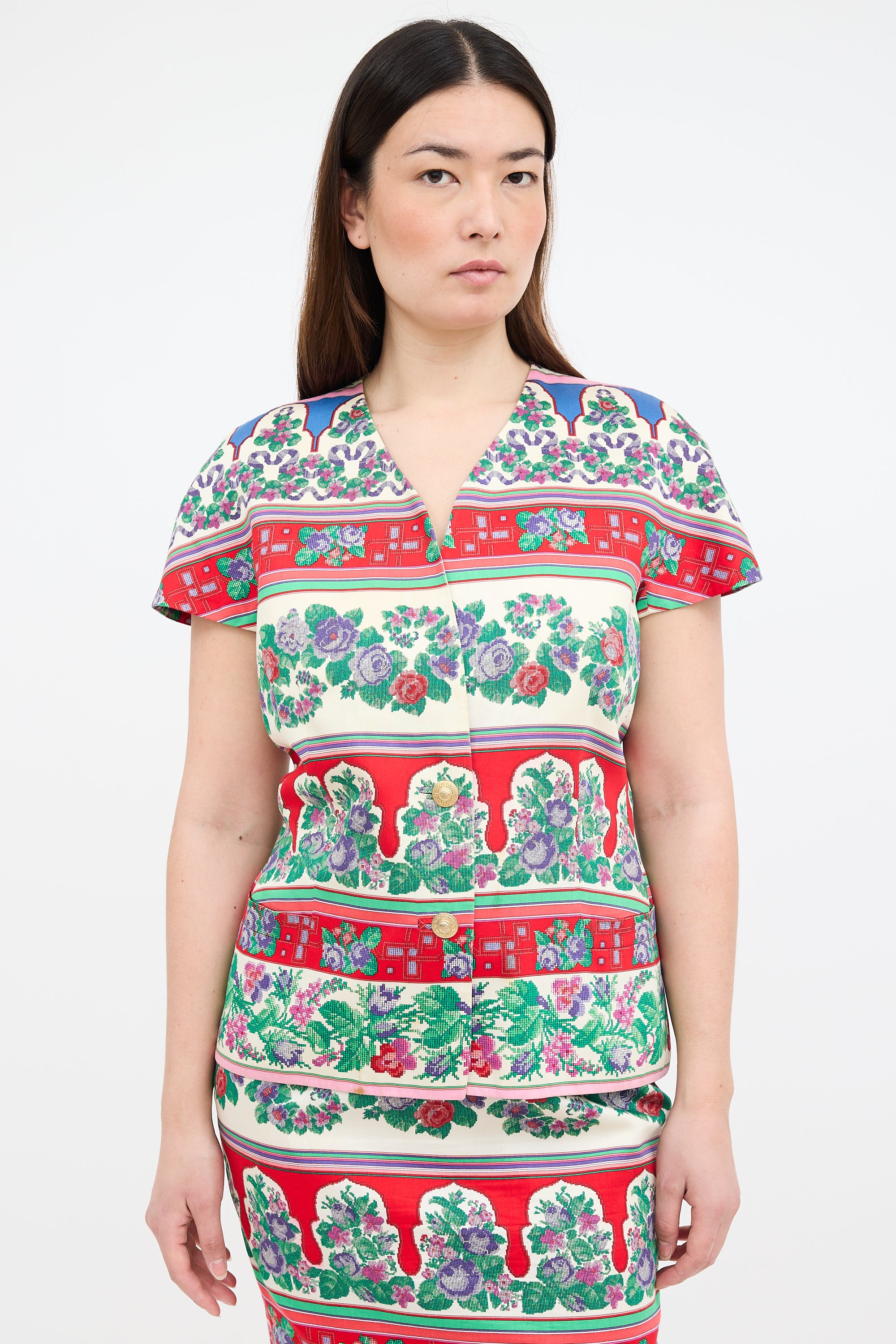 Versace Vintage Floral Co-Ord Set