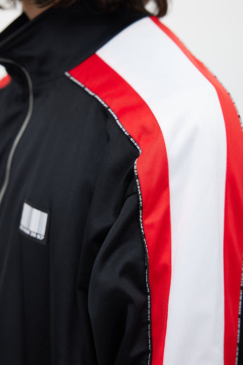 Vetements Black & Multicolour Barcode Track Jacket