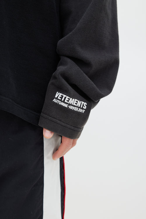 Vetements Black & Multicolour Justin4ever Hoodie