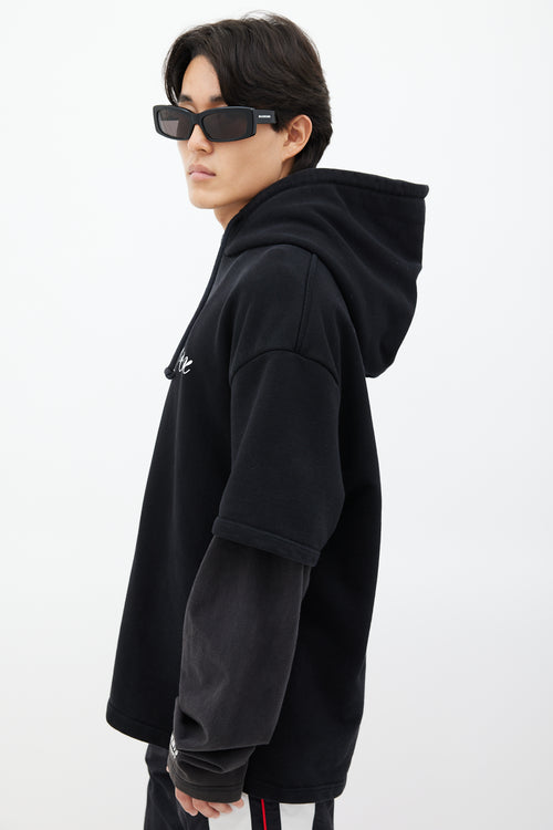 Vetements Black & Multicolour Justin4ever Hoodie