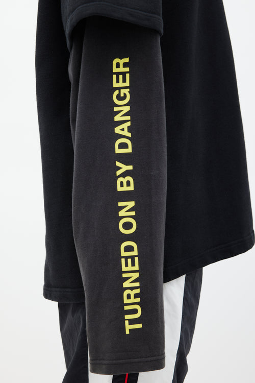 Vetements Black & Multicolour Justin4ever Hoodie
