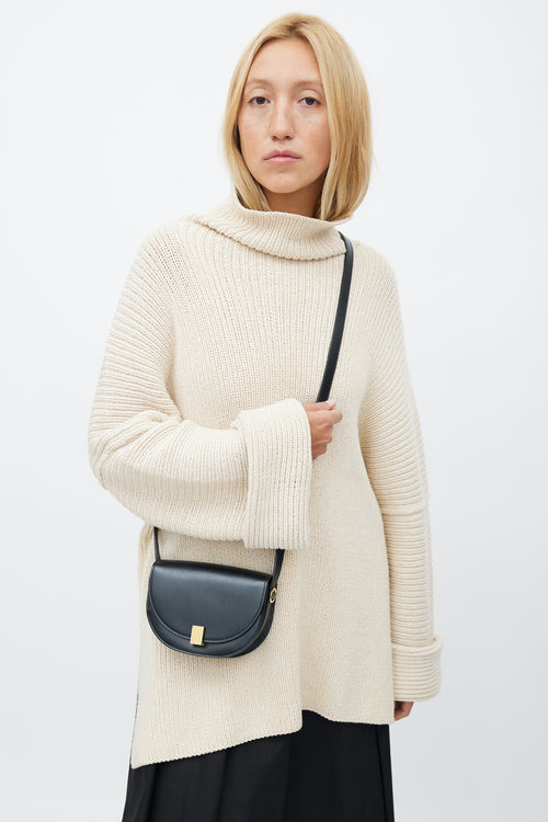 Victoria Beckham Black Nano Box Leather Bag