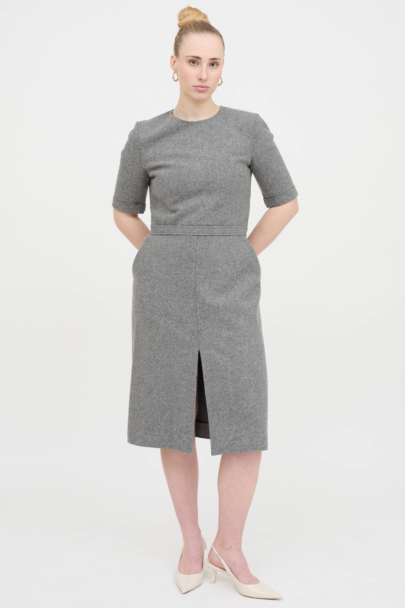 Wool Midi Dress