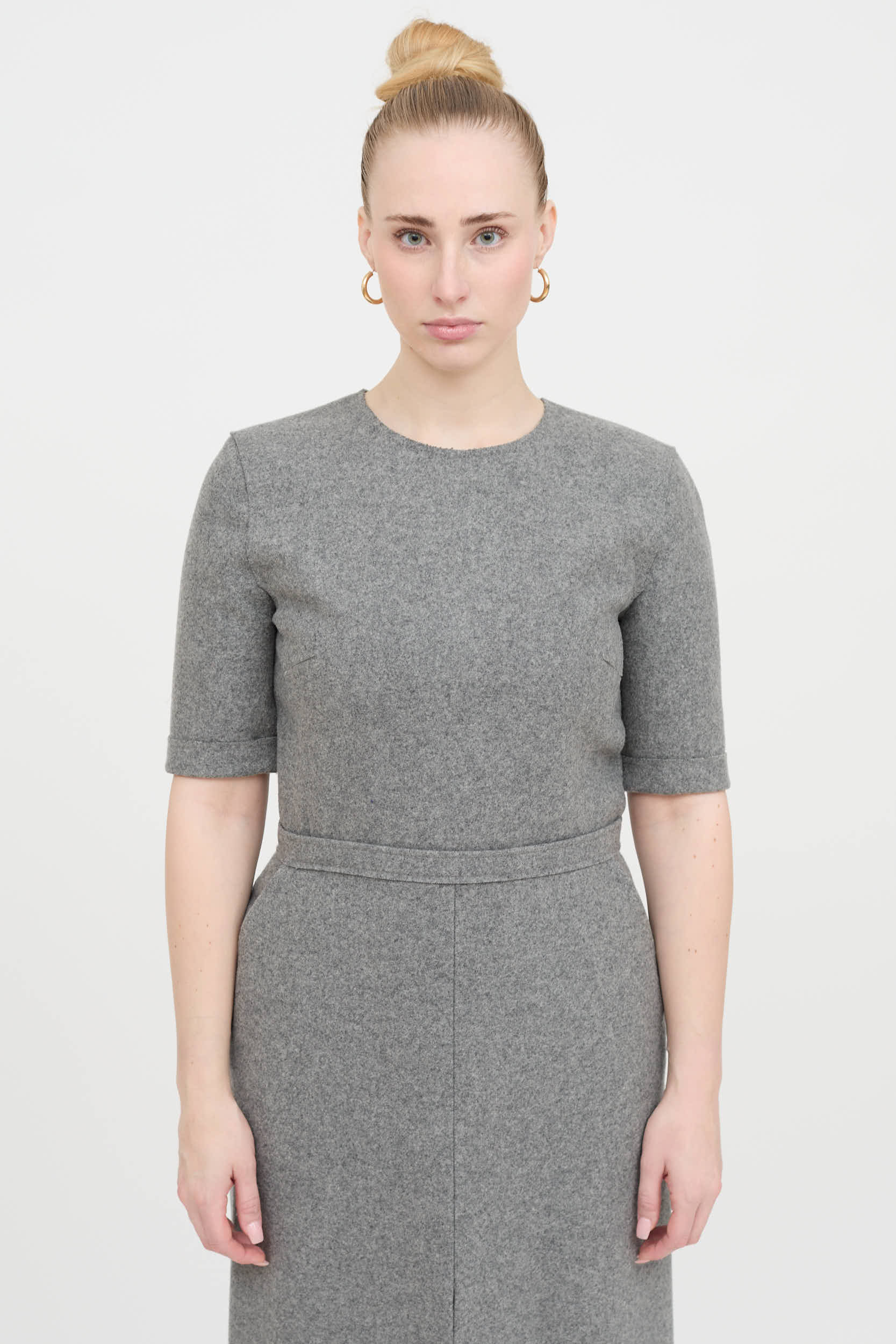 Wool Midi Dress