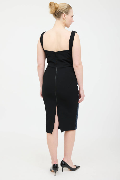 Victoria Beckham Body Tweed Panel Dress