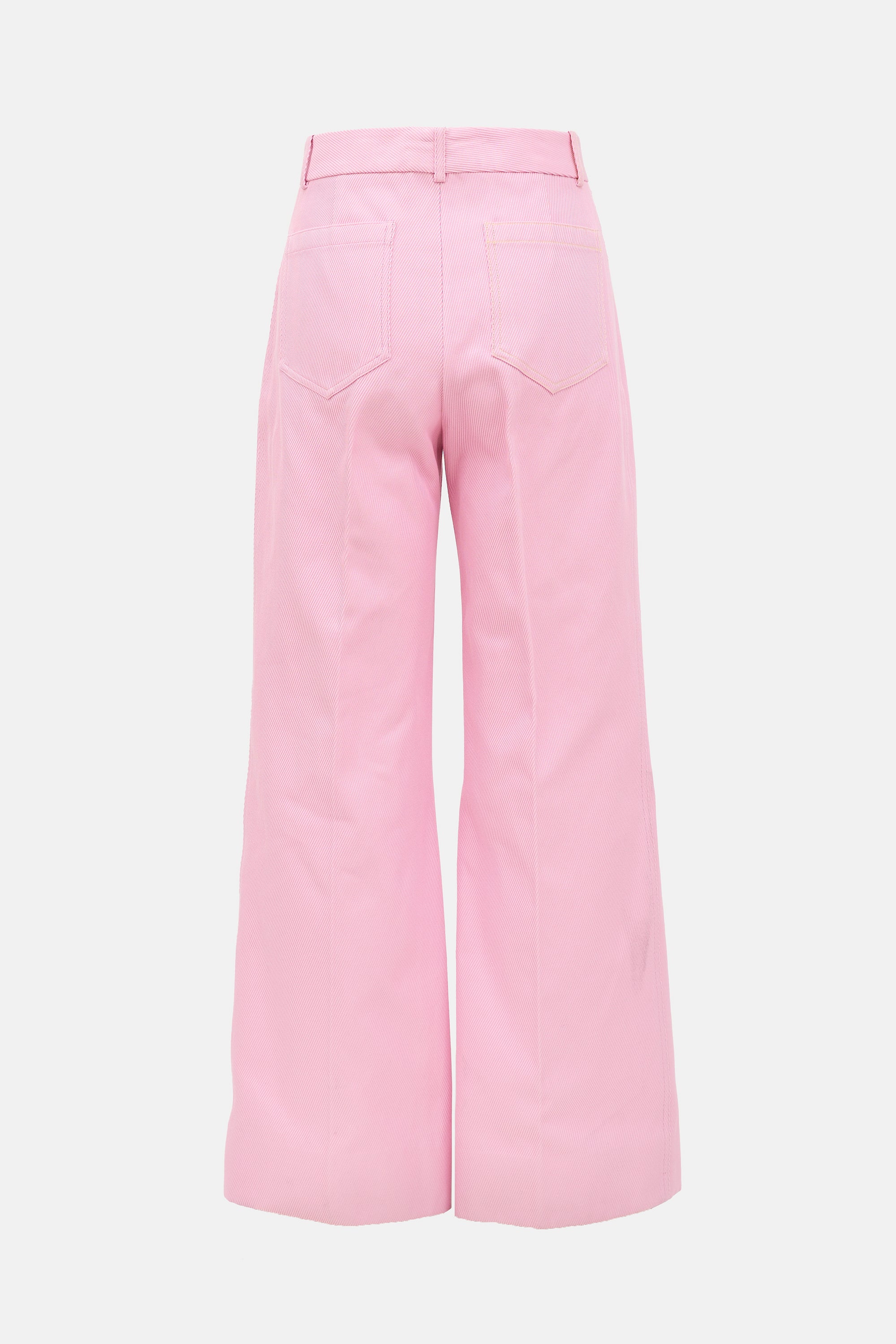 Victoria Beckham Twill Wide Leg Pant