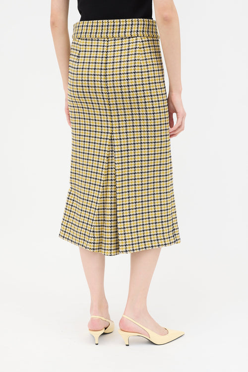 Victoria Beckham Wool Belted Skirt