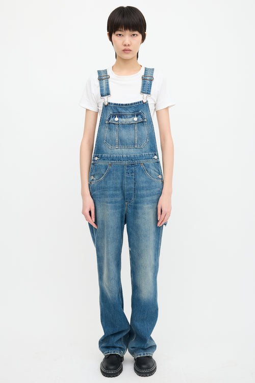 Victoria Beckham Denim Straight Leg Overall