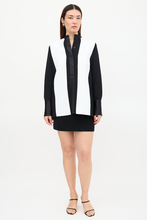 Victoria Beckham Two Tone Blouse