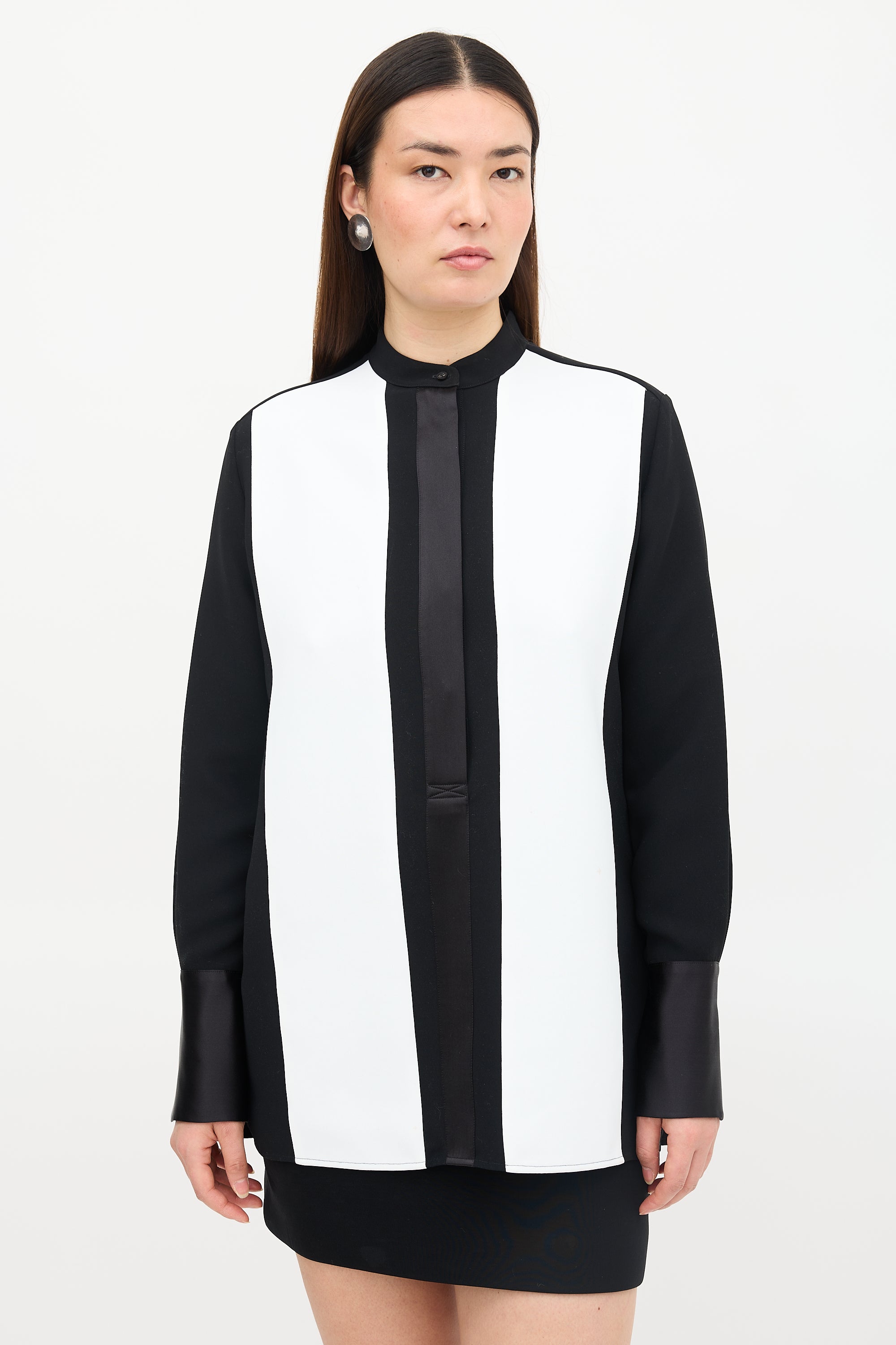 Victoria Beckham Two Tone Blouse