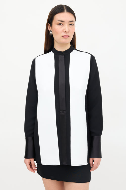 Victoria Beckham Two Tone Blouse