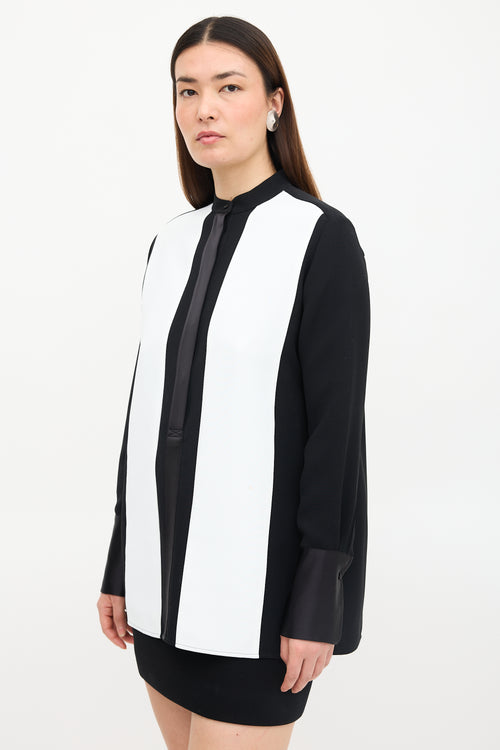 Victoria Beckham Two Tone Blouse