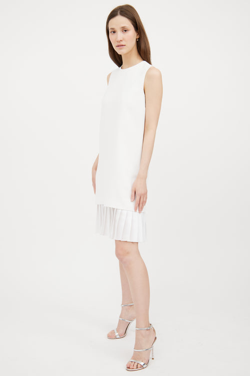 Pleated Shift Dress