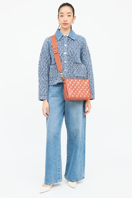 Louis Vuitton Terracotta Monogram Coussin PM Shoulder Bag