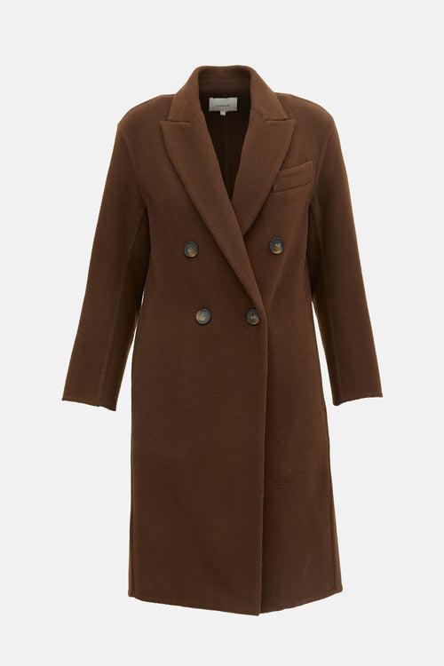 Vince Wool Peak Collar Coat