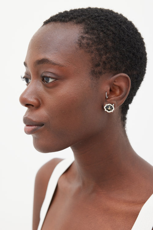 Vivienne Westwood Square Orb Earrings