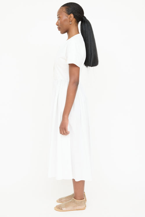 Vivetta Poplin Gathered Maxi Dress