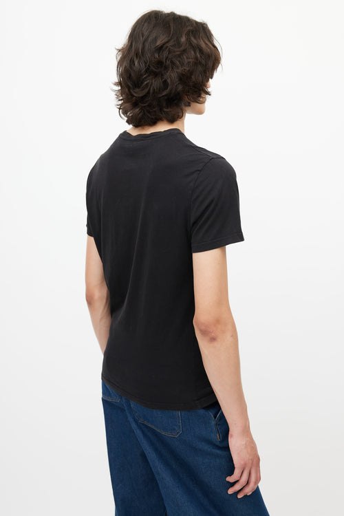 Vivienne Westwood Black & Multicolour Embroidered Logo T-Shirt