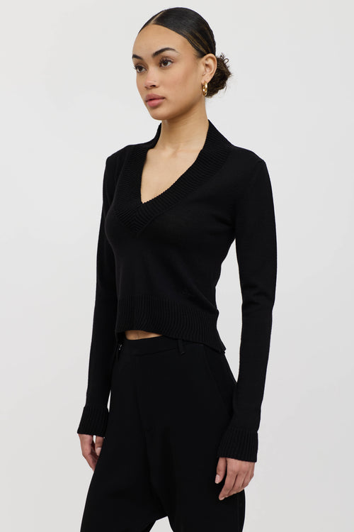 Vivienne Westwood Wool Knit V-Neck Sweater
