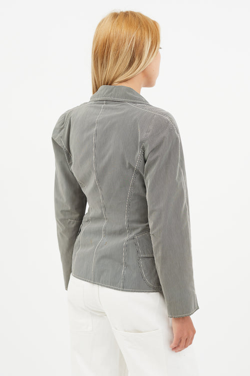 Vivienne Westwood Black & White Stripe Blazer