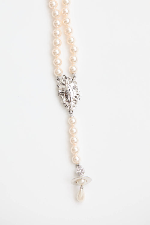 Vivienne Westwood Westwood Long Calista Pearl Necklace