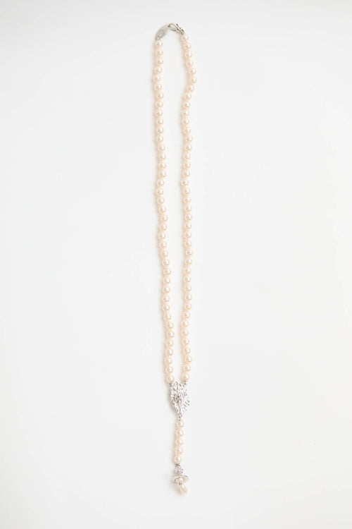 Vivienne Westwood Long Calista Pearl Necklace