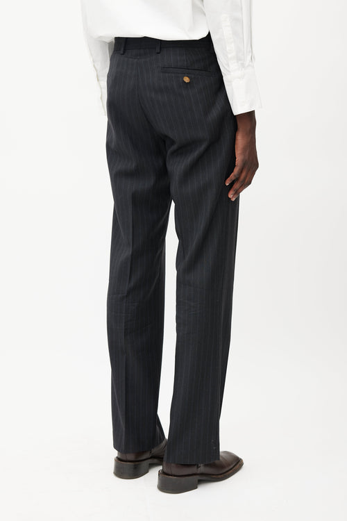 Vivienne Westwood Grey & Blue Wool Two Piece Suit