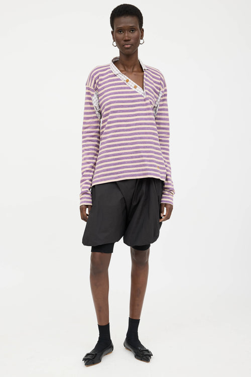 Vivienne Westwood Asymmetrical Striped  Top