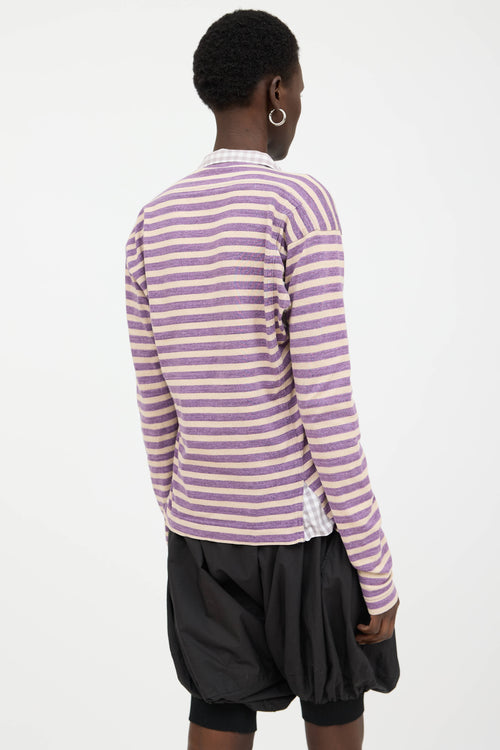 Vivienne Westwood Asymmetrical Striped  Top