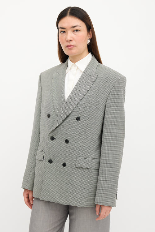 WARDROBE.NYC Wool Houndstooth Blazer