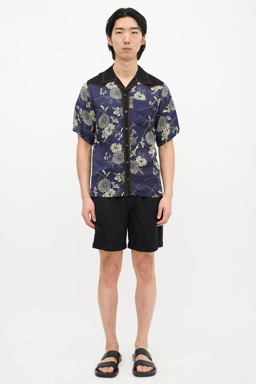 Wales Bonner Satin Highlife Printed Shirt