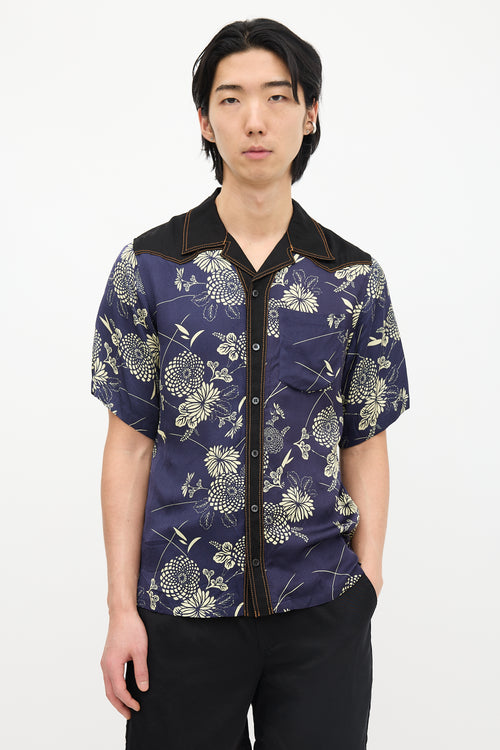Wales Bonner Satin Highlife Printed Shirt