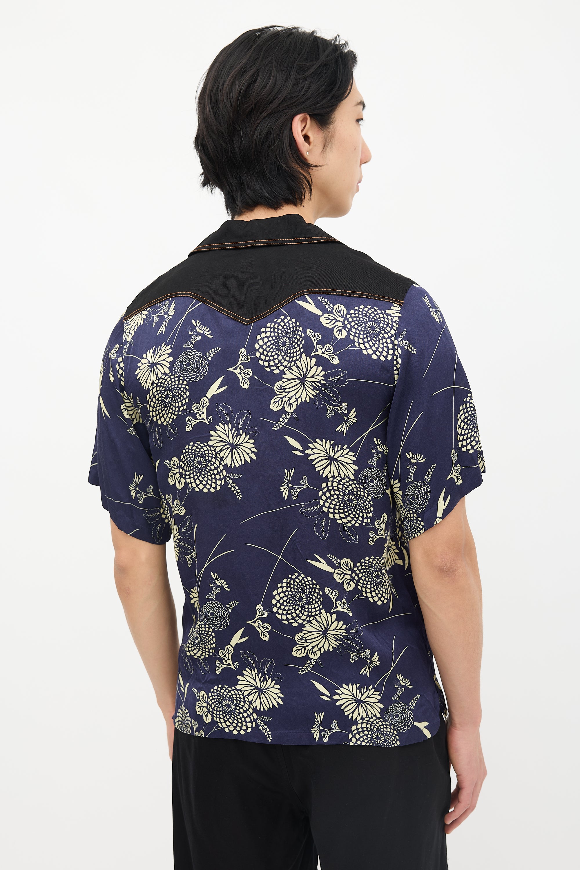Wales Bonner Satin Highlife Printed Shirt