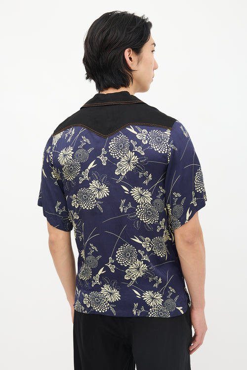 Wales Bonner Satin Highlife Printed Shirt