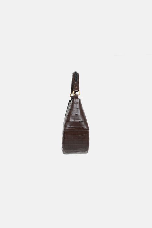 Embossed Faux Leather Bag