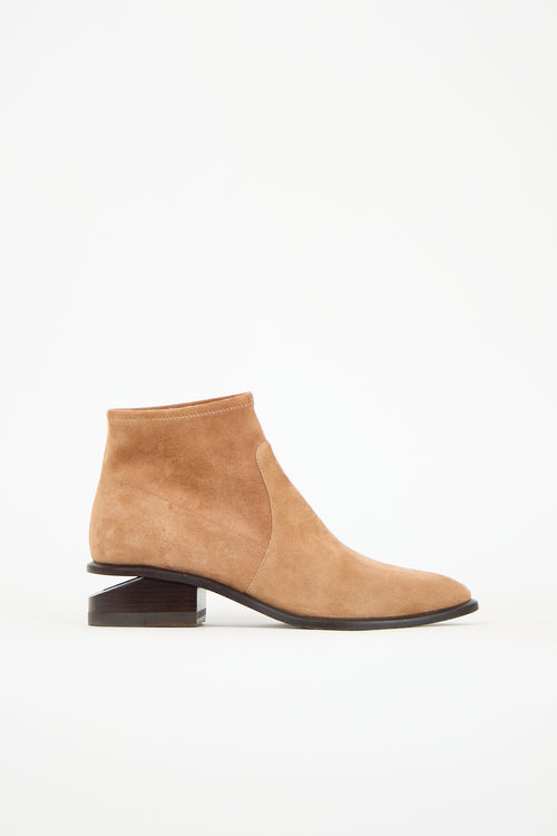 Alexander Wang Suede Kori Ankle Boot