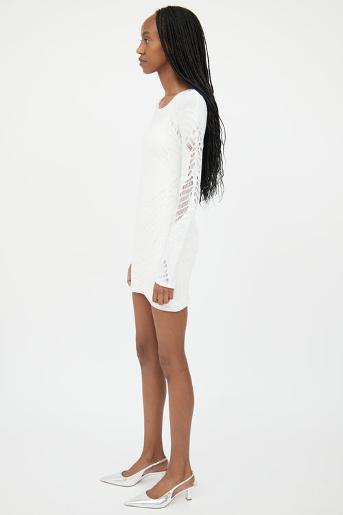 Wolford White Cut Out Dress