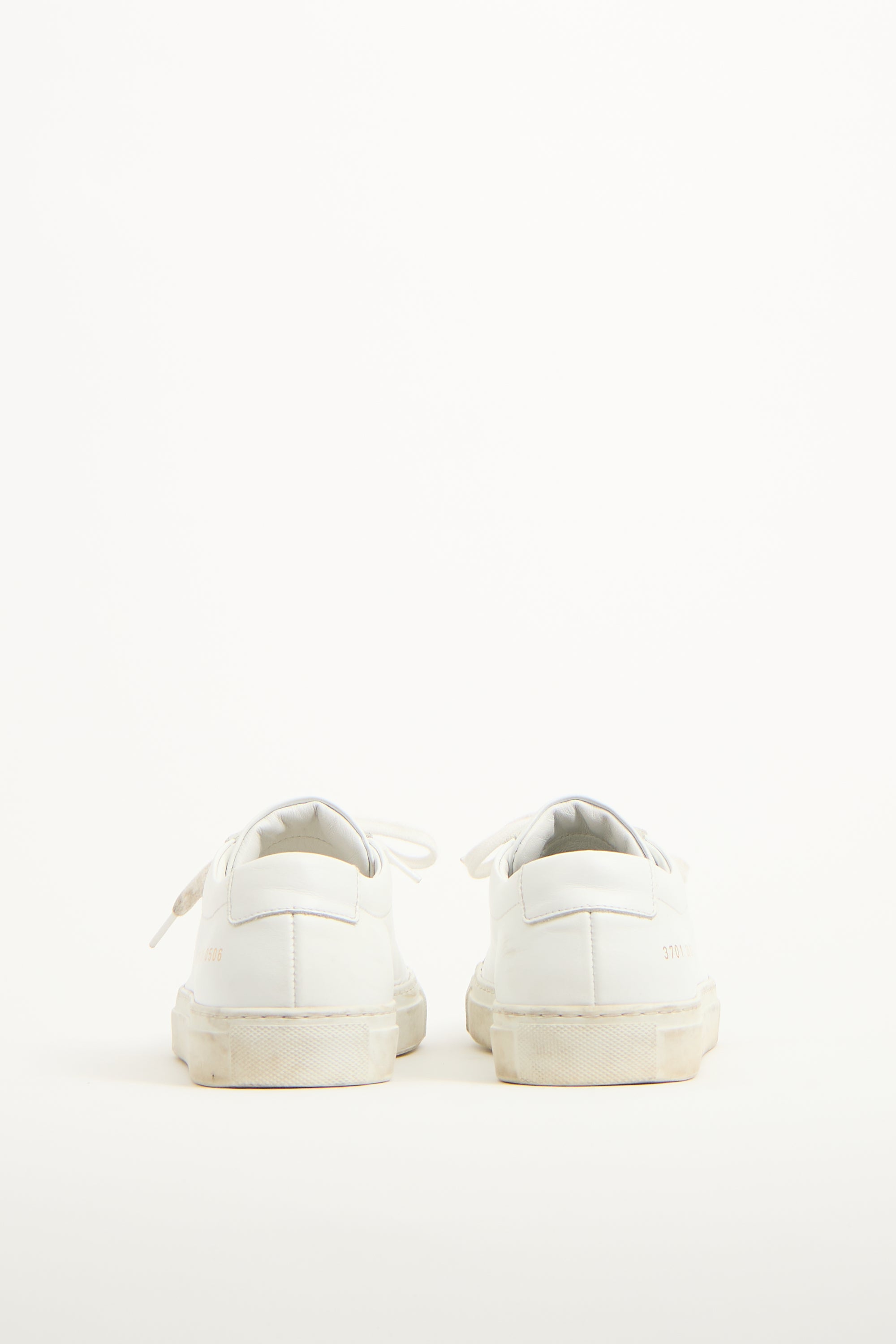 Woman by Common Projects White Leather Achilles Low Sneaker