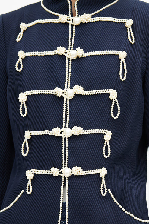 Chanel SS 2009 Pearl Majorette Jacket