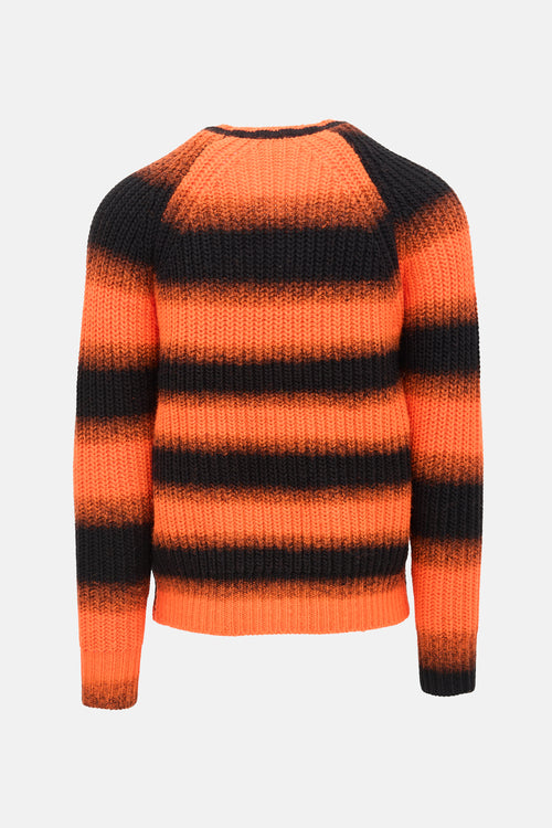 Y-3 Gradient Striped V-Neck Sweater