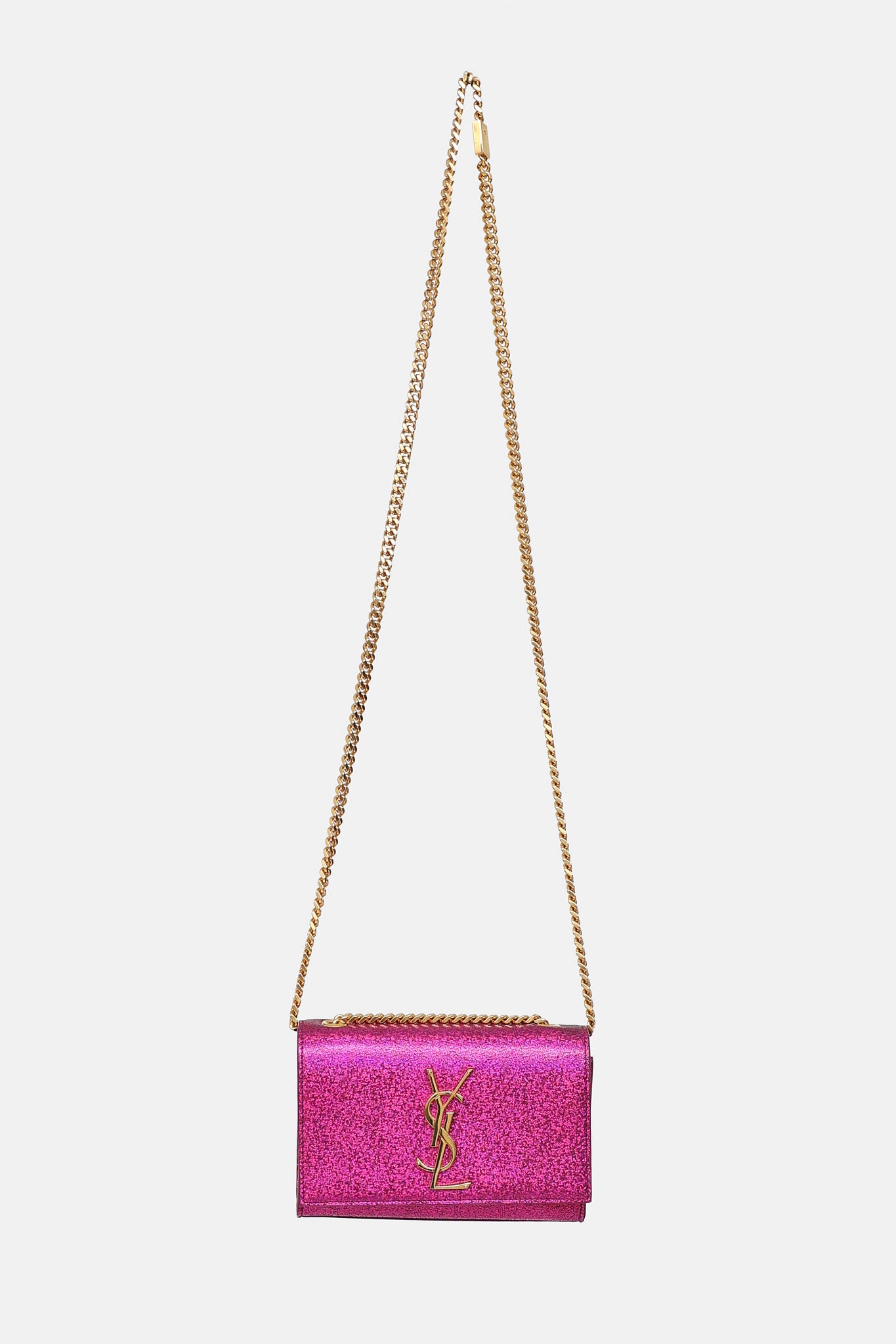 Saint Laurent Glitter Mini Kate Bag