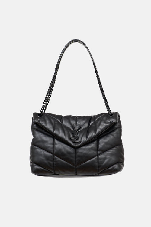 Saint Laurent Leather Medium Puffer Bag