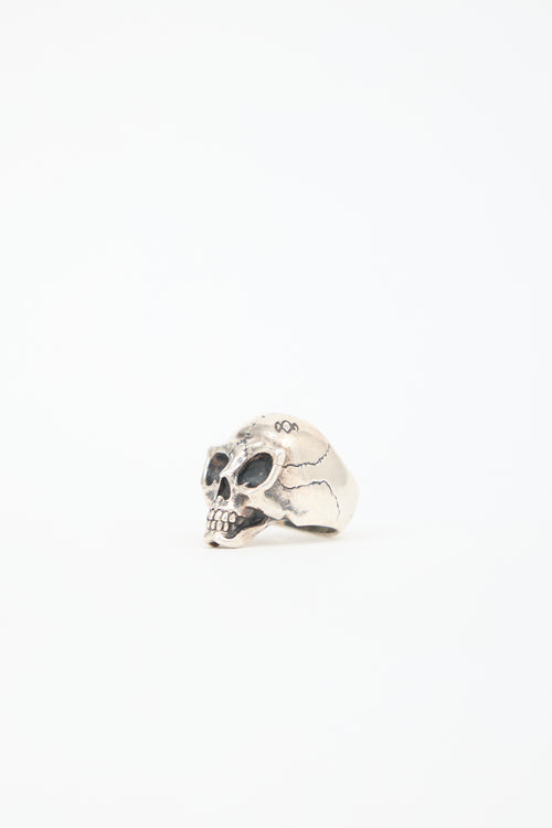 Yohji Yamamoto 950 Silver Alien Skull Ring
